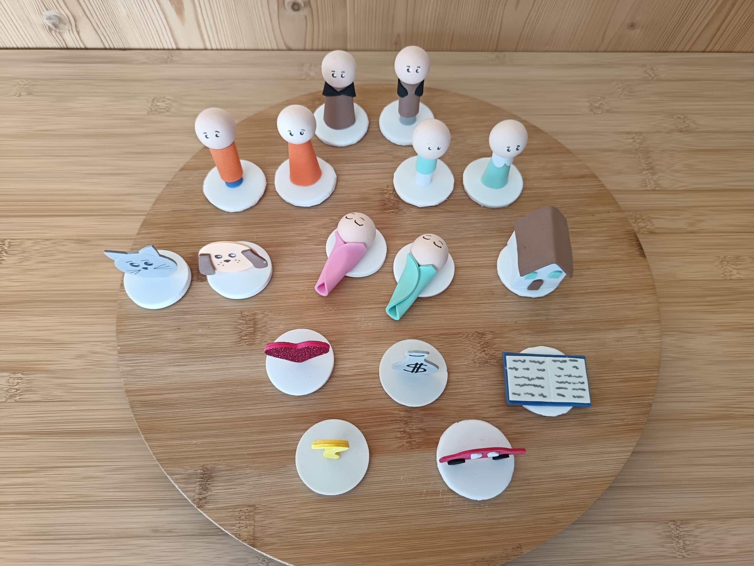 Petit Coffret 16 pièces dessus